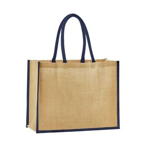 Natural Starched Jute Classic Shopper, miniatyr 4